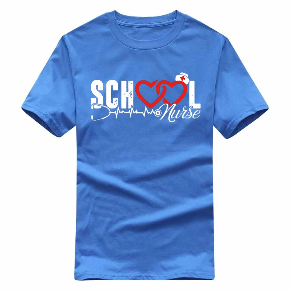 

School Nurse Shirt - Nurse Day Shirt for women full cotton tshirt unisex nurse top tee
