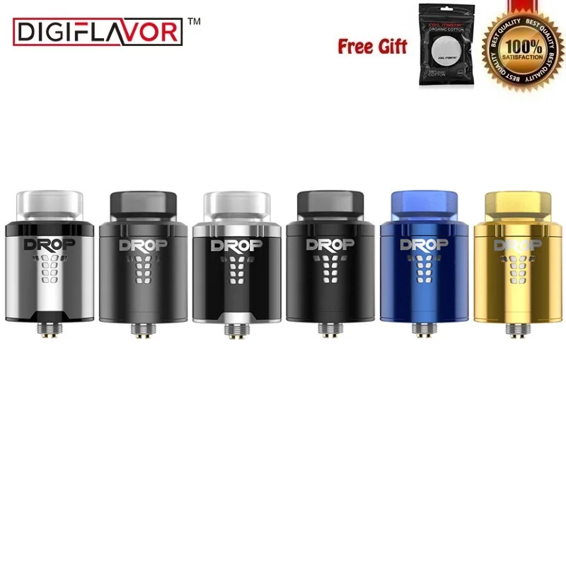 Оригинальный бак Digiflavor Drop RDA с BF Squonk 510 Pin электронная сигарета атомайзер 24 мм