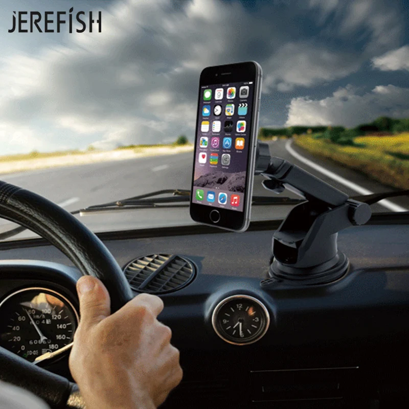 JEREFISH магнитный автомобильный держатель телефона для лобового стекла комплект