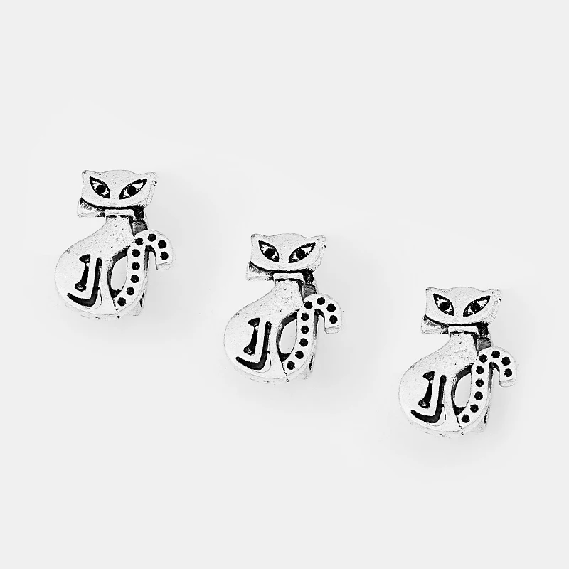 20 шт. Cat 10x7 мм Slider Spacers Fit 10 x 6 лакричный кожаный шнур|leather holdall|leather golfcord length |