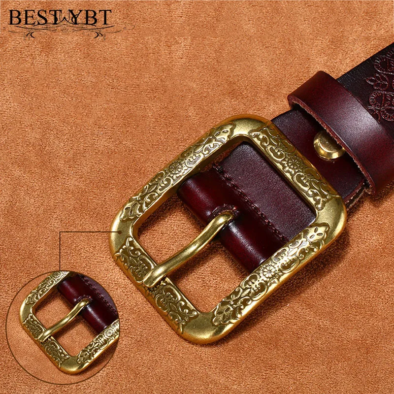 

Best YBT Women Belt Imitation leather Alloy Pin buckle Belt dress cowboy decoration Fashion Casual Hot Selling New Arrive Belt
