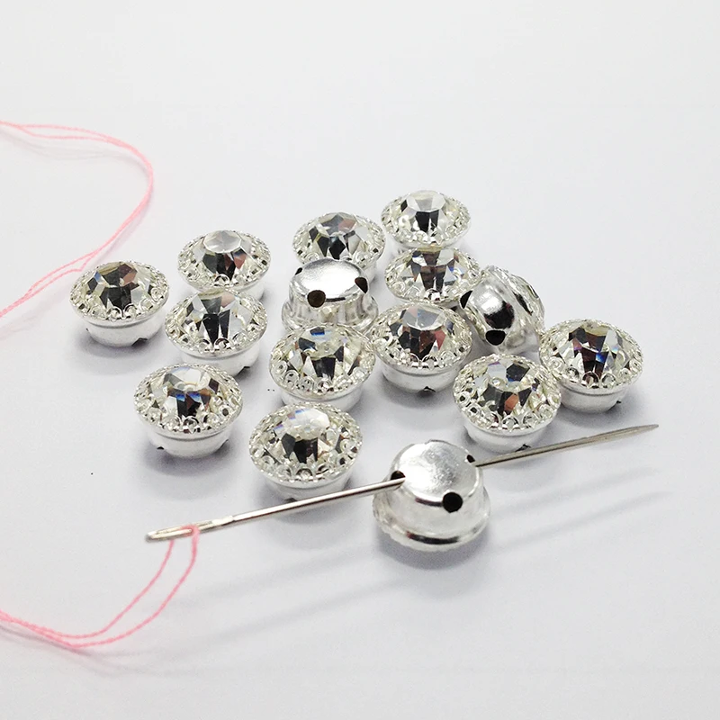 Пришить с украшением в виде кристаллов Стразы прозрачные стразы Блестящий