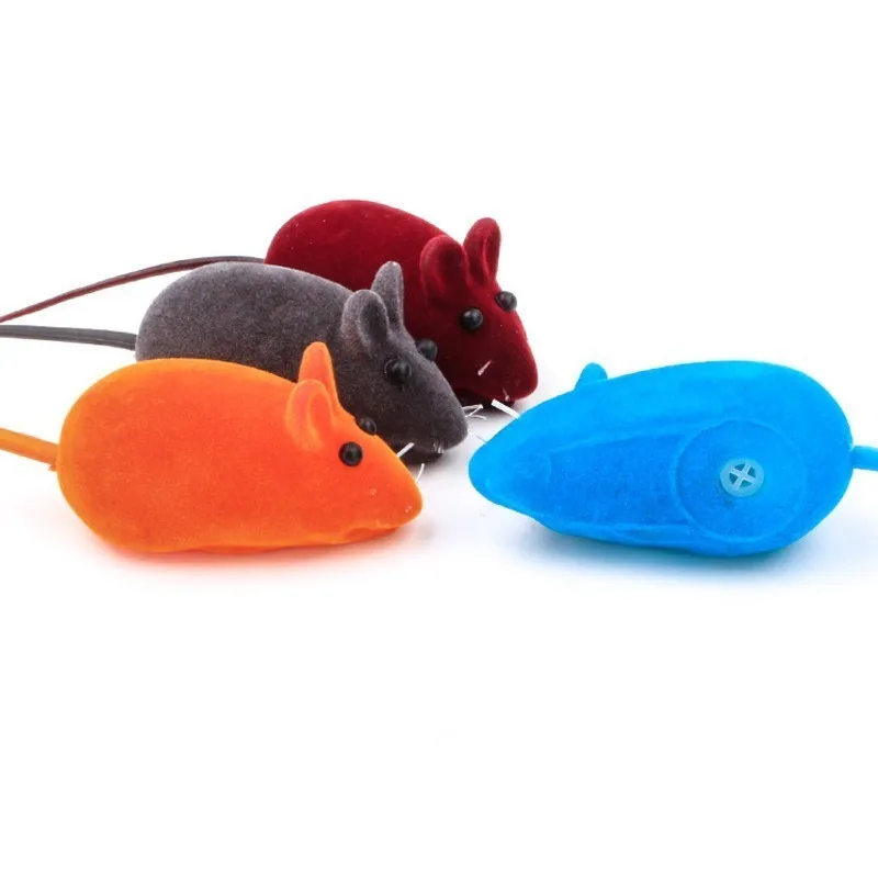 Красочная игрушка для кошек, имитация ложной мыши, пищащий звук, игрушки для кошек, котенок, ловля забавных игр, мини-мышь, товары для домашних животных, кошек