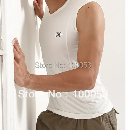 2014 new limited casual bamboo fiber men's tank tops mens jeans vest free shipping 50 pcs per wholesale lot accept mix order |