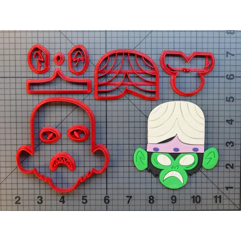 Мультяшный персонаж Powerpuff для девочек набор печенья на заказ 3D печать помадка
