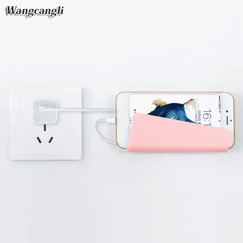 Универсальный настенный держатель для телефона wangcangli Подставка зарядки с