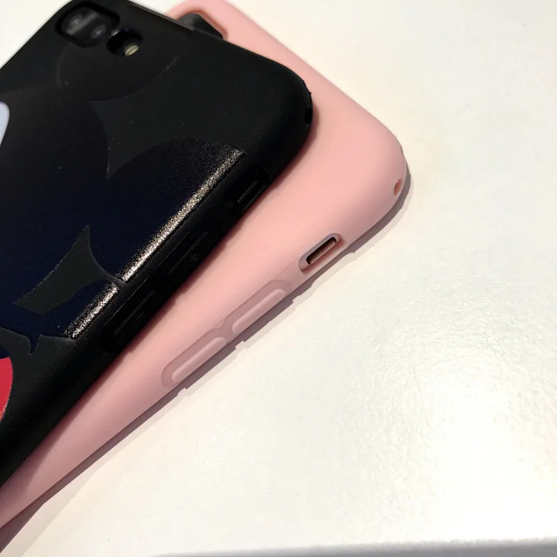 Прекрасный мультфильм Микки Минни Телефон чехол для iPhone 7 6s 8 плюс пара жесткий