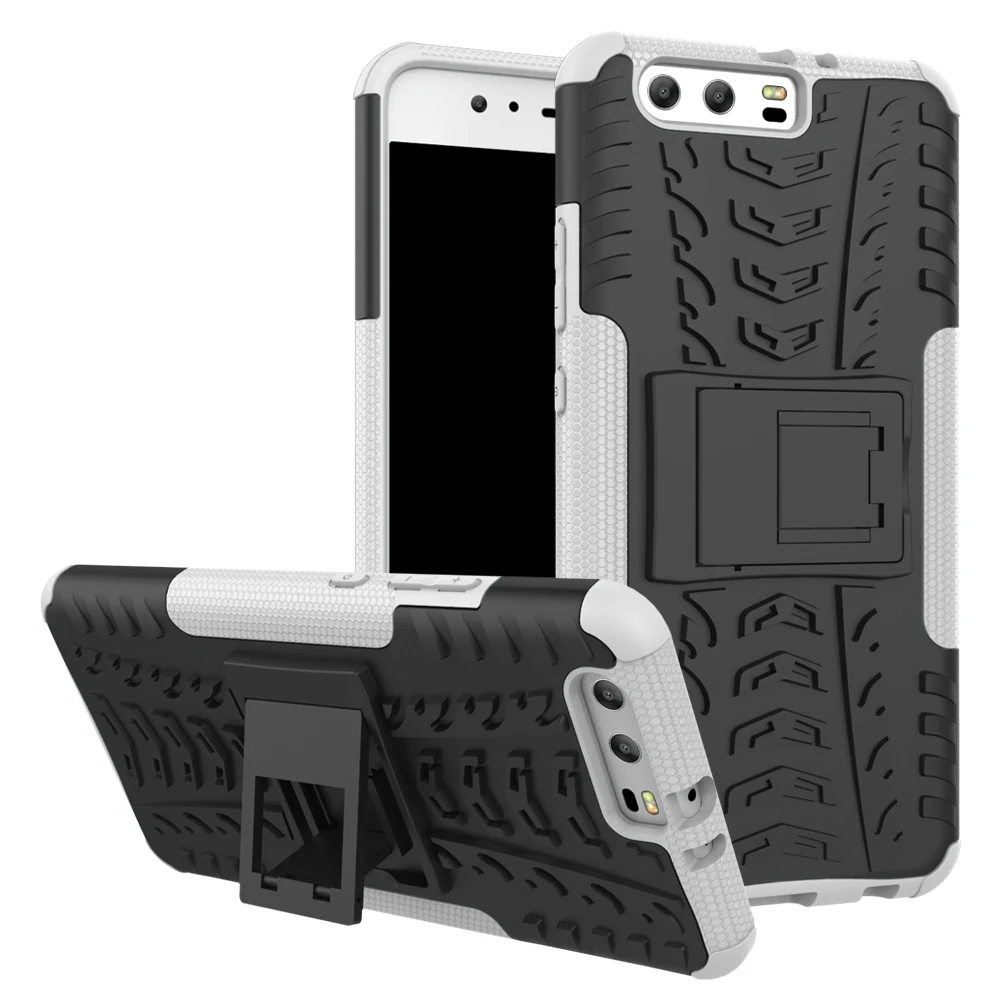 For Huawei P10 / Plus Tough Impact Case Heavy Duty Armor Hybrid Anti-knock TPU Silicon Hard Back Cover |