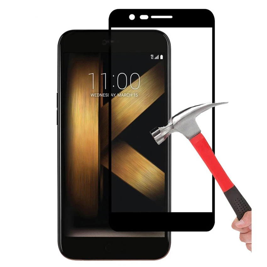 Закаленное стекло с полным покрытием для LG K8 2018 защитная пленка экрана