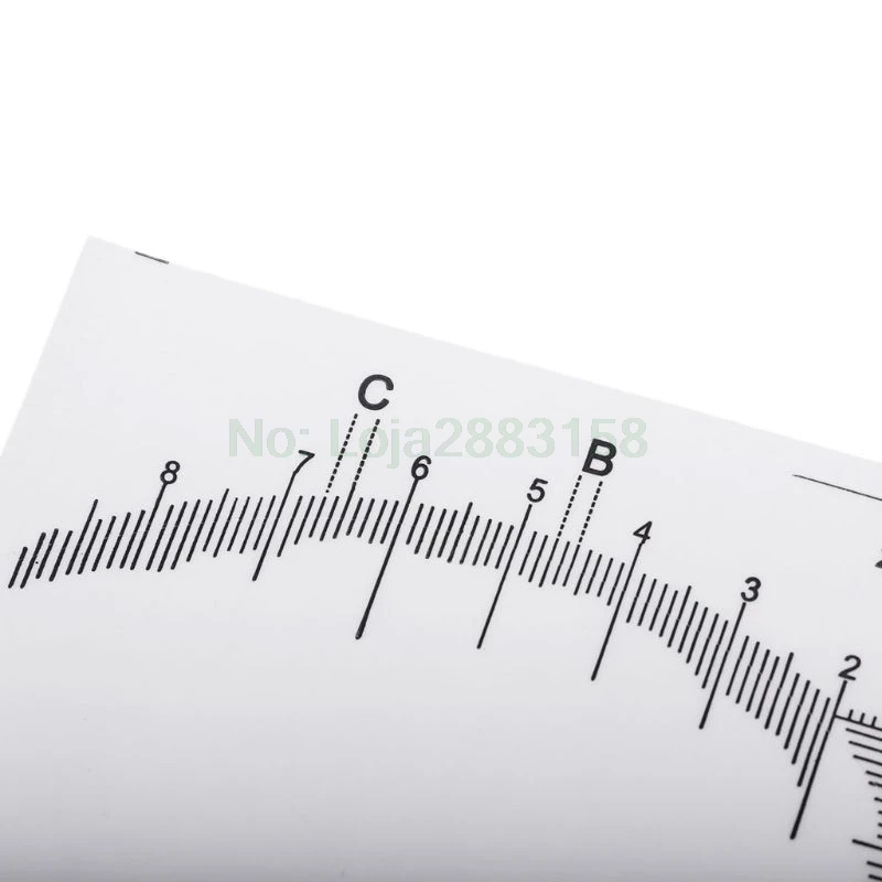 

Disposable Adhesive Eyebrow Ruler Guide Sticker Tape Semi-permanent Tattoo Template Measure Beauty Tool