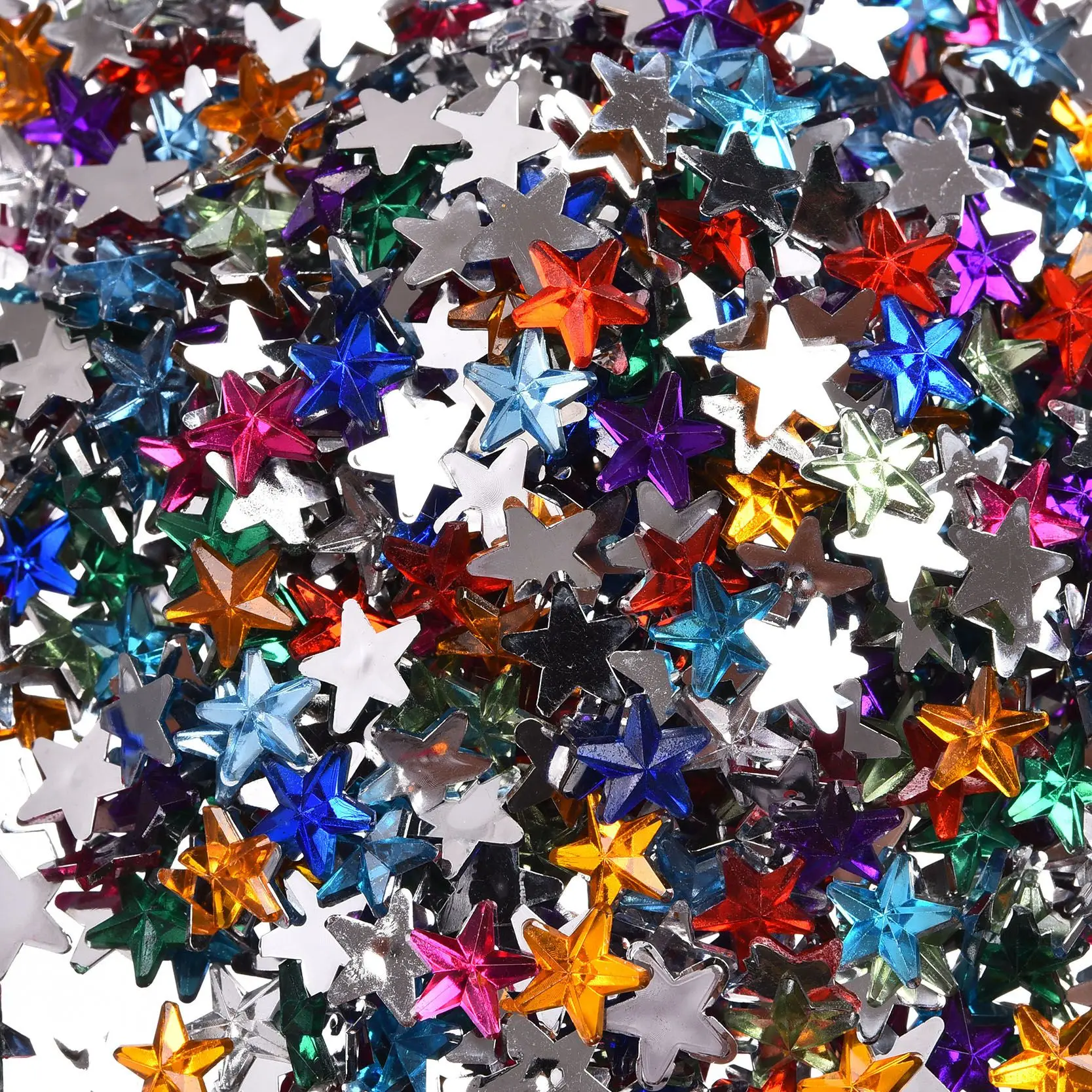 1000 шт. акриловый смешанный Звездные Кабошоны для скрапбукинга тонкий телефон