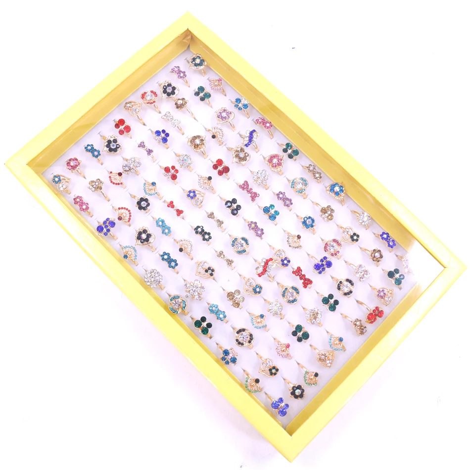 Бесплатная доставка Заводские милые блестящие стразы золотое покрытие