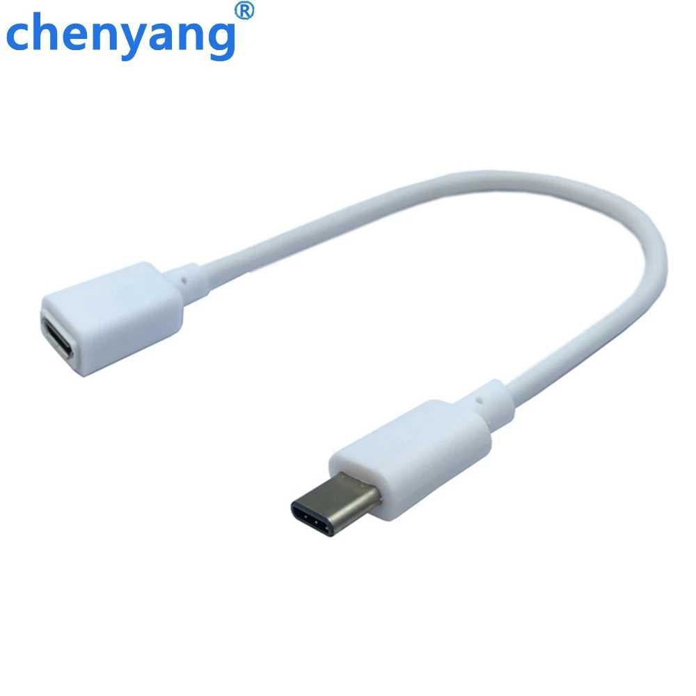 Переходник с USB 3 1 типа C папа на Micro мама 20 см | Электроника
