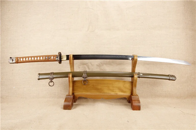 Ручная работа Эспада Катана afiade samurai японский офицерский меч настоящий T10 глина
