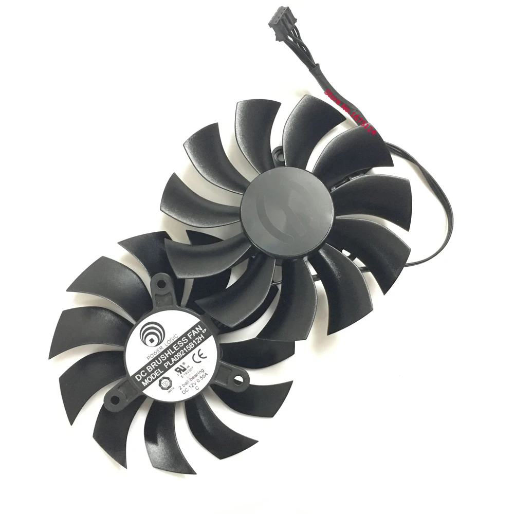 Кулер для видеокарты VGA 2 шт./лот 4 контакта EVGA GTX970 ACX2.0 | Компьютеры и офис