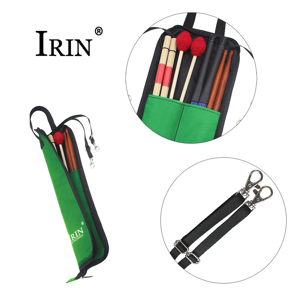 IRIN Drum Stick Gig Bag Водонепроницаемый Оксфордский тканевый держатель для голени с