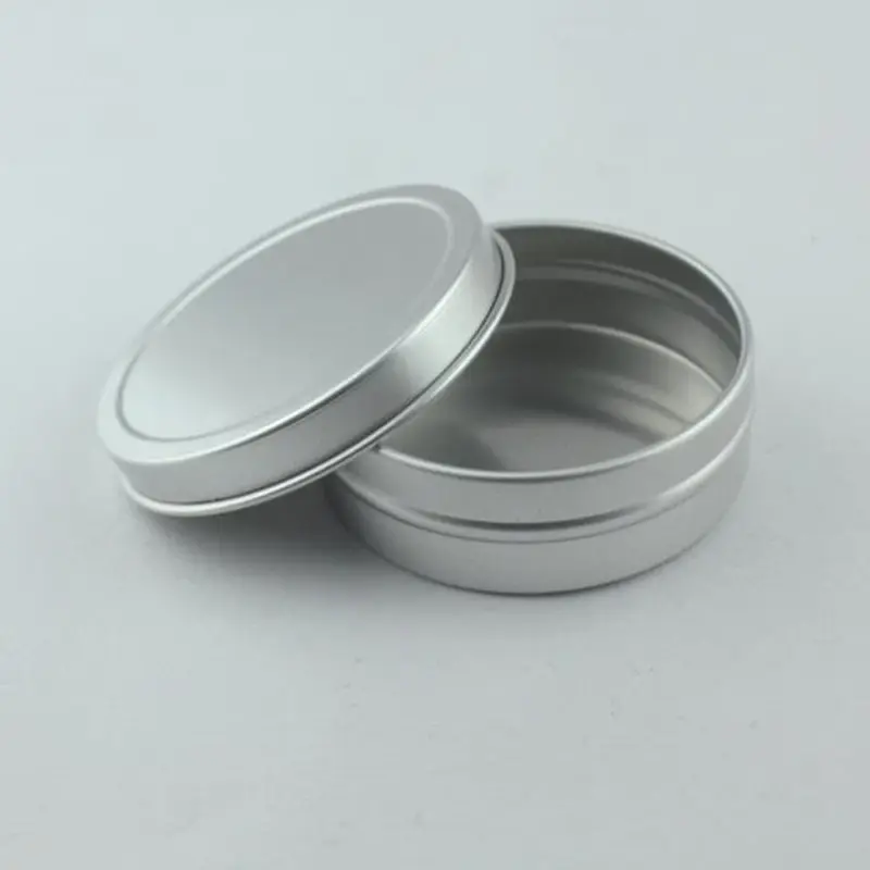 Preise 60 ML Aluminium Aufbewahrungsbox 62*22mm Teelicht Spice Kabel Teile Diy Metall Boxen F20173309