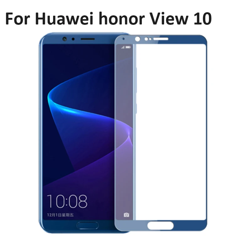3 шт полное покрытие защитное закаленное стекло для Huawei Honor View 10 View10 3D защита