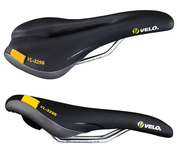 Новинка Velo VL-3256 седло для горного велосипеда комфортное для езды 273x148 мм кожа супер-мягкое амортизирующее Седло части велосипеда