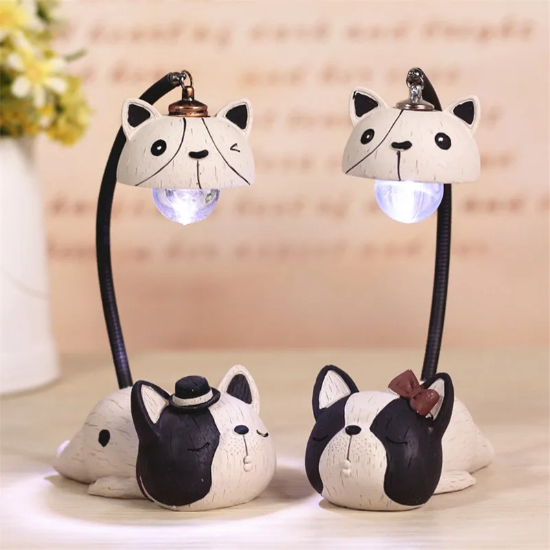 Детские Пёс из мультфильма светодиодный ночной Светильник Смола ремесло