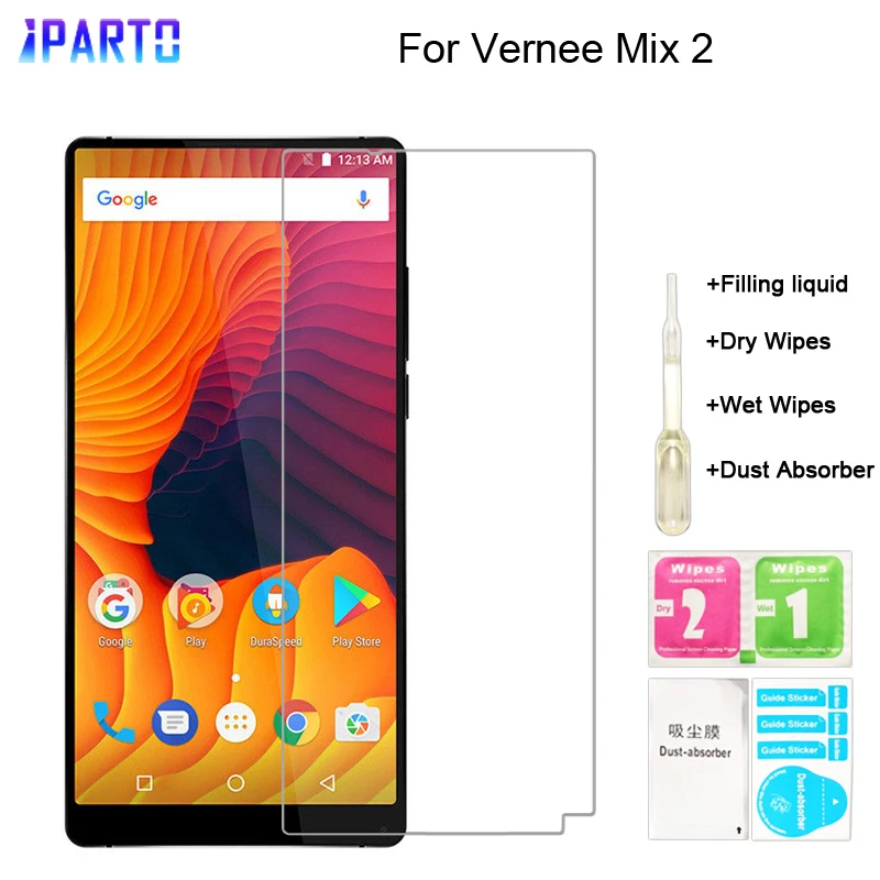 Закаленное стекло Vernee Mix 2 100% хорошее качество премиум 9H Защитная пленка для