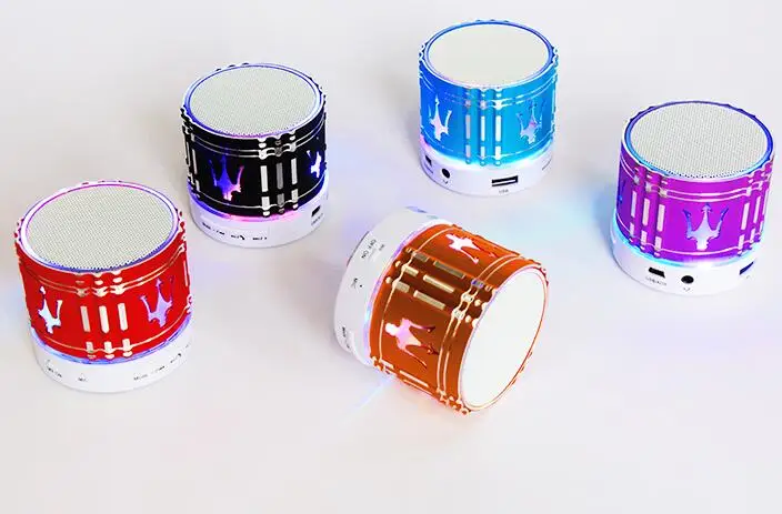 2 0 1 6 neue стиль Мини Bluetooth спикер USB LED FM беспроводной портативный музыкальный и