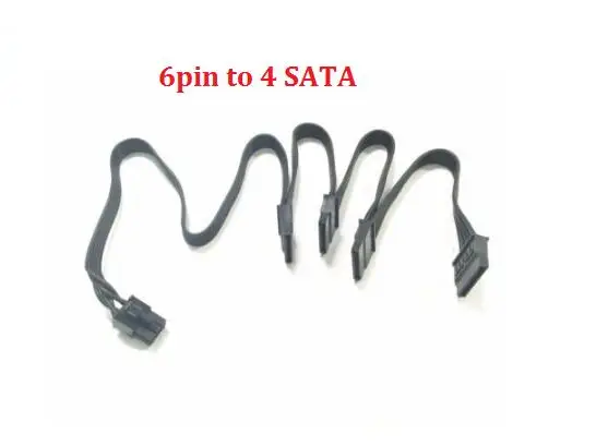 Модульный кабель питания PCI E двойной 8pin(6 + 2) /pcie 6 2Pin/SATA 15pin /IDE 4pin для Tt Smart SE 530 Вт 630 730