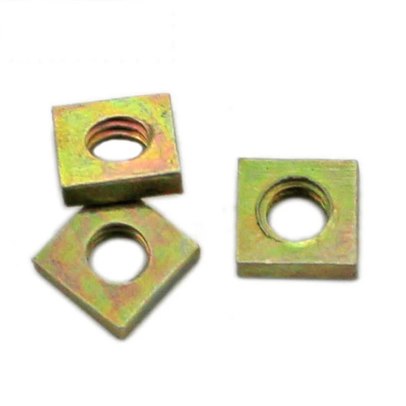M3/M4/M5/M6GB39 цветная цинковая четырехсторонняя гайка|nut nut|m3 nutm4 nut |