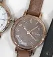 Потрясающие нежные маленькие женские кварцевые повседневные часы, простые шикарные тонкие нежные женские винтажные наручные часы, женские часы - Цвет: All Brown