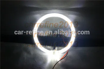 Rockeybright 2X 80 мм 5 Вт DC12V светодиодный светильник на голову кольцо белые ангельские