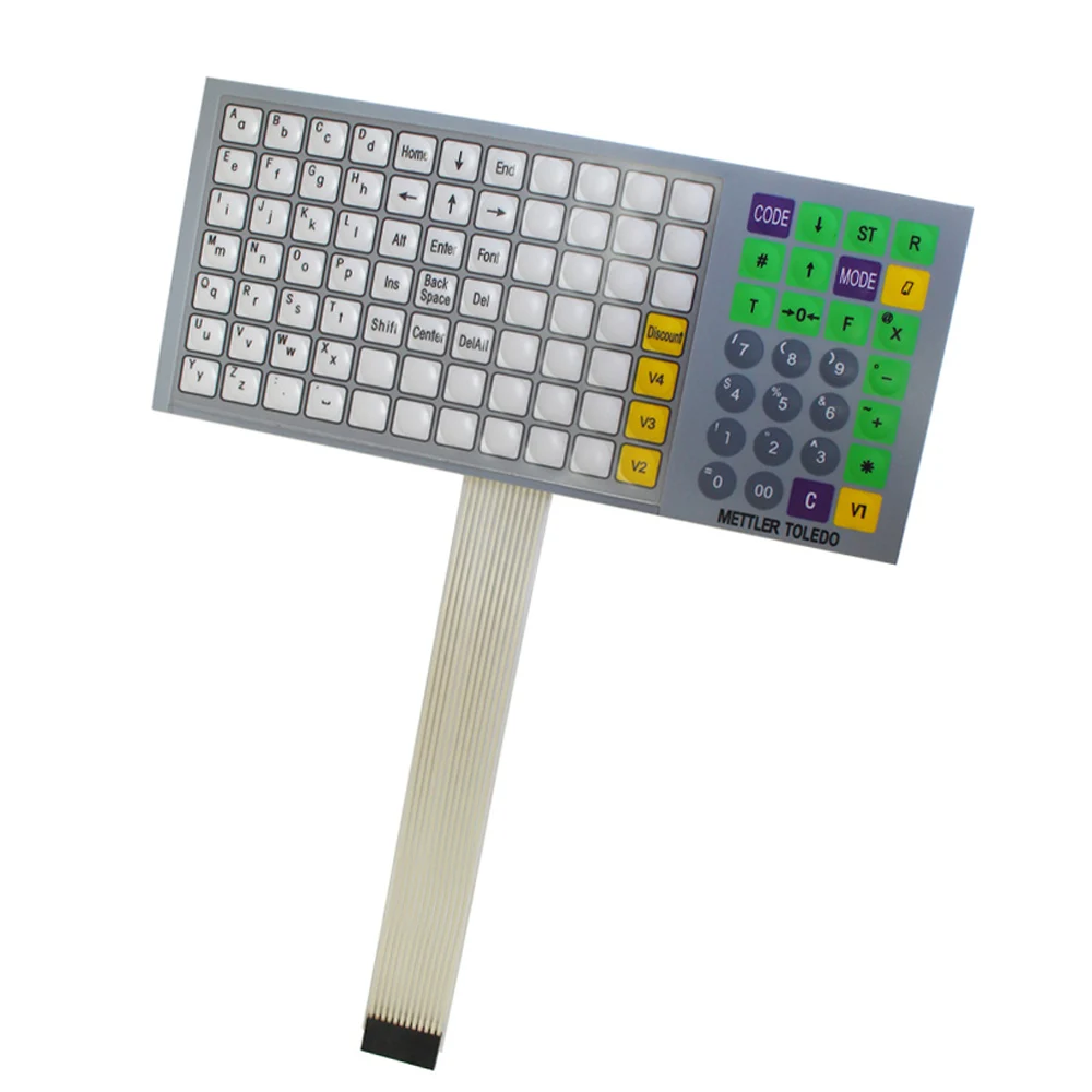 

English Version Keyboard Film For Mettler Toledo RLOO 3610 3650 3950 Electronic Scale Printer Spare Parts