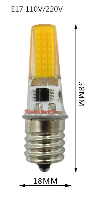 Светодиодный COB 10 Вт B15 E14 110 В 220 диммисветодиодный светодиод E11