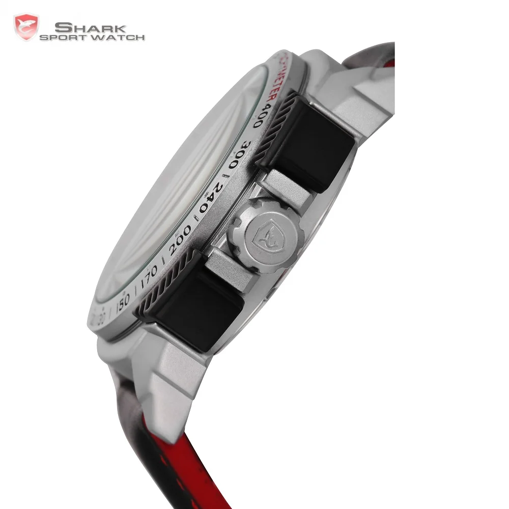 Tiger SHARK, спортивные часы, брендовые, Серебряный чехол, функция даты, кожаный ремешок, мужские, повседневные, кварцевые, Move, мужские, t, Роскошные наручные часы, подарок/SH418