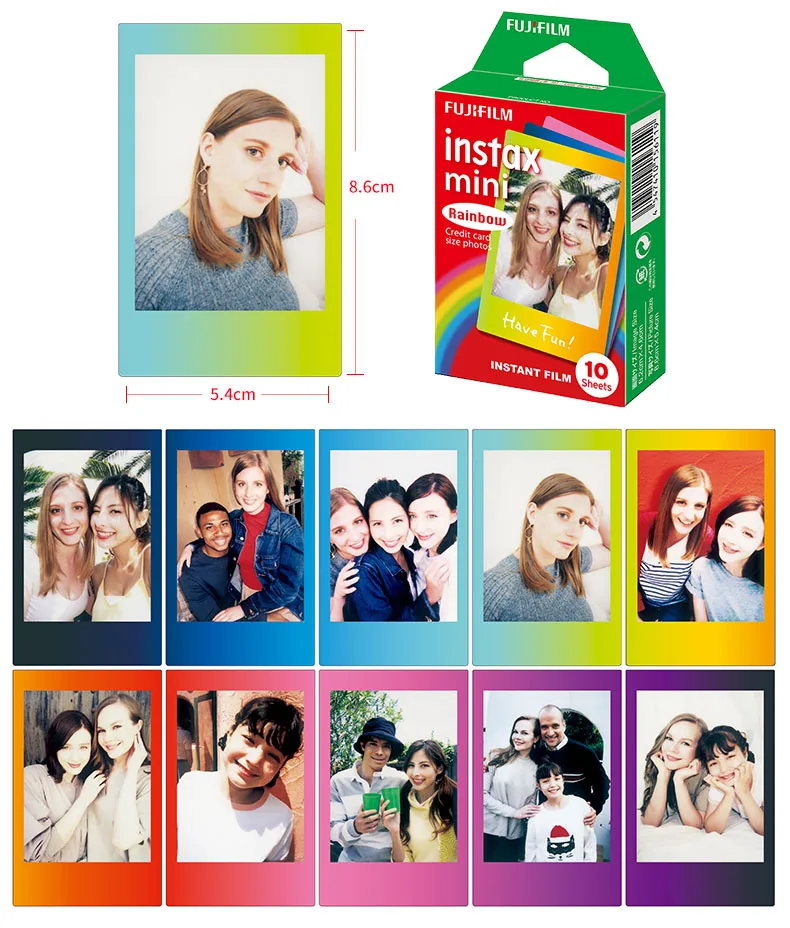 Fujifilm Instax Mini 9 мгновенная печать камеры с пленкой фото бумага камера защитный