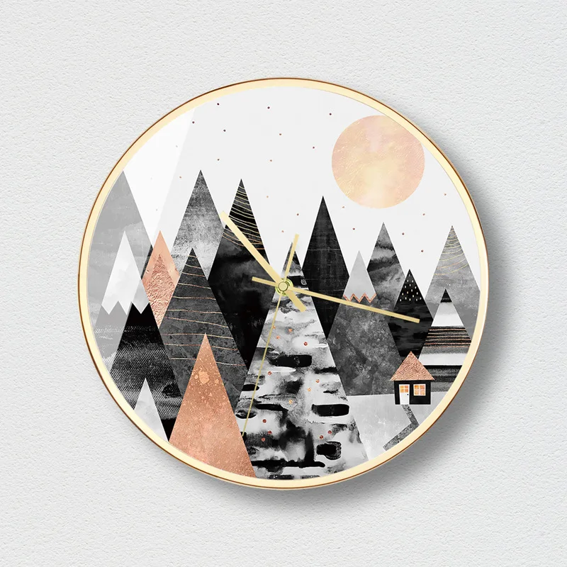 Настенные часы для гостиной декоративные аксессуары современный