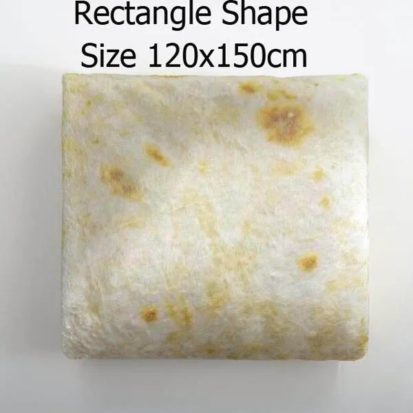 Rectangle 120x150cm Мягкое фланелевое одеяло-тортилья, буррито, одеяло s для кровати, дивана, путешествий, офиса, круглая Прямоугольная форма, забавное одеяло, s подарок - Цвет: Rectangle 120x150cm
