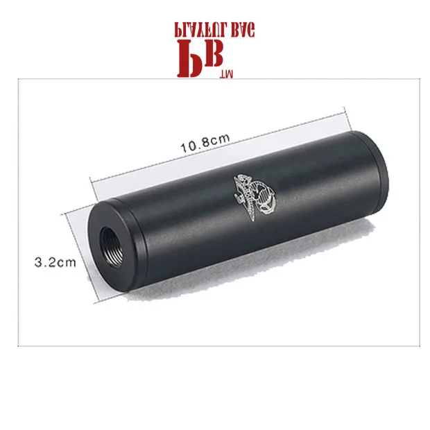 Lettering version PB игривый bagRefitting части jinming8 M4A1 глушитель шрам weal M4 UMP45 крышка украшения CS тактический охотничий гель Bll пистолет - Цвет: Lettering version
