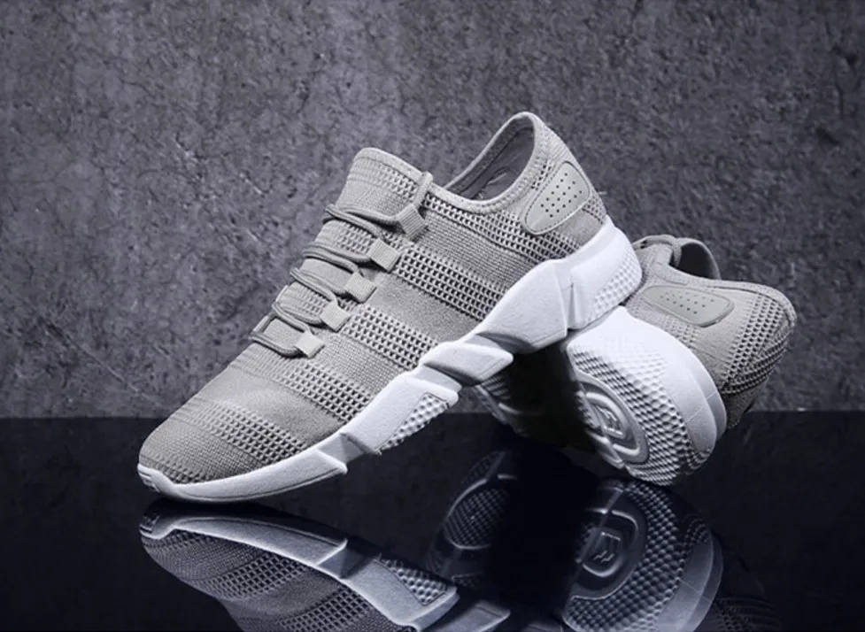 2020 Men Casual Shoes Sneakers Brand Male Mesh Flats Loafers Slip On Big Size Breathable Spring Autumn Winter|Туфли| |