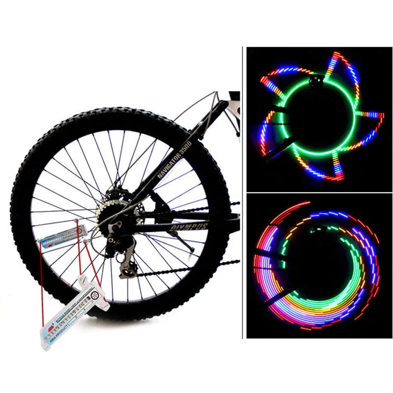 Фонари для велосипедных шин двусторонний 16 светодиосветодиодный уличная лампа