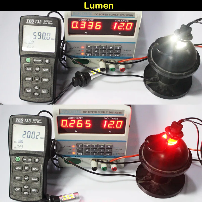 IJDM 7440 W21W T20 светодиодный белый/красный двойной цвет 1156 P21W 7506 светодиодный лампы для резервные фары заднего хода автомобиля и задней противотуманной фары преобразования