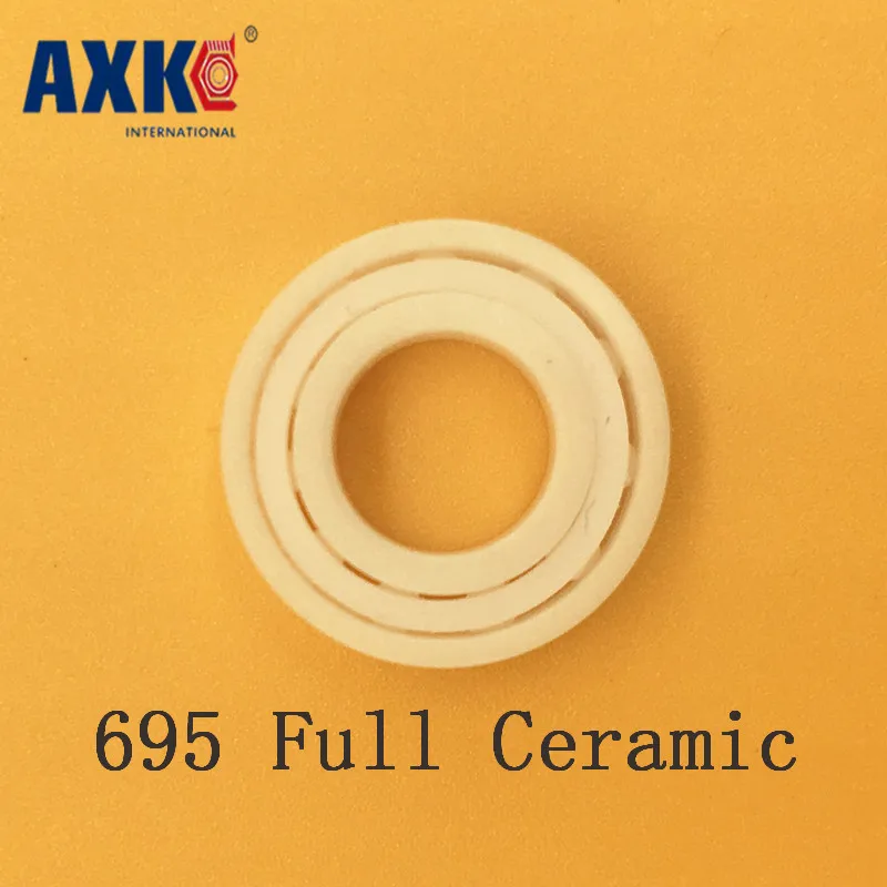 2019 общество с ограниченной Rolamentos Axk 695 полный Керамика подшипник (1 шт.) 5*13*4 мм Zro2