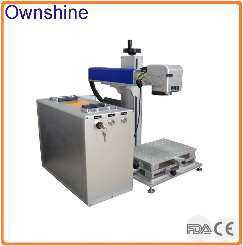 Лазерная маркировочная машина RAYCUS 20 Вт для металла и неметалла с вращающимся