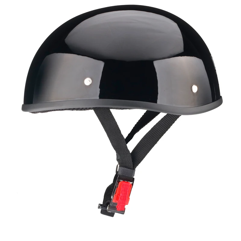 Винтажный мотоциклетный шлем на пол лица немецкий Ретро Kask Cafe Racer Scooter Cruiser Chopper