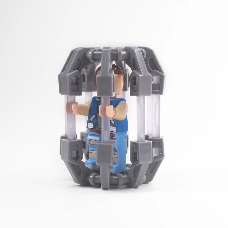 MOC оригинальность * тюрьма DIY светящиеся блоки кирпичи совместимые с детали для