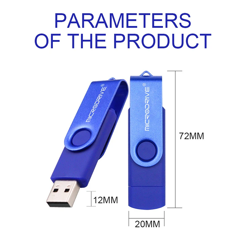USB 2 0 OTG флеш-накопитель 4 ГБ 8 16 Micro Usb U-диск флешка карта памяти для телефонов Android