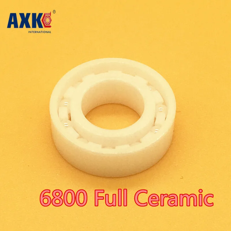 Axk 6800 керамические подшипники (1 шт.) 10*19*5 мм Zro2 материал 6800ce полностью из