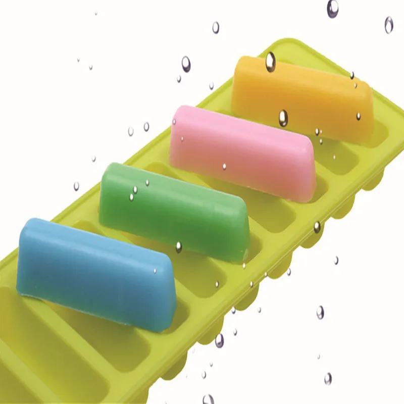 1 шт. силиконовый цилиндрический поднос для кубиков льда форма пудинга желе