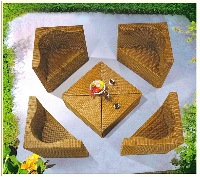 Новый Дизайн 2015 диван из ПЭ ротанга высокого качества садовая мебель для патио