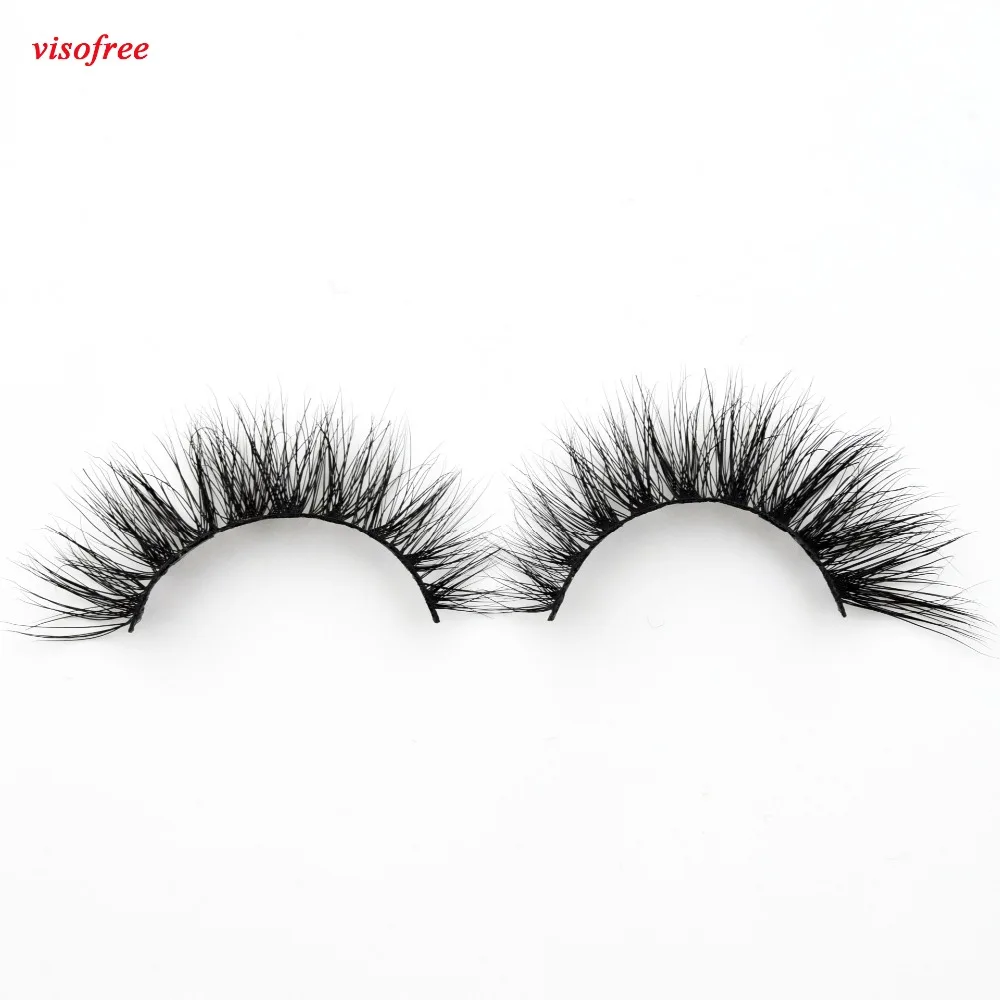 Visofree норковые ресницы 3d полная полоса накладные искусственные без жестокости