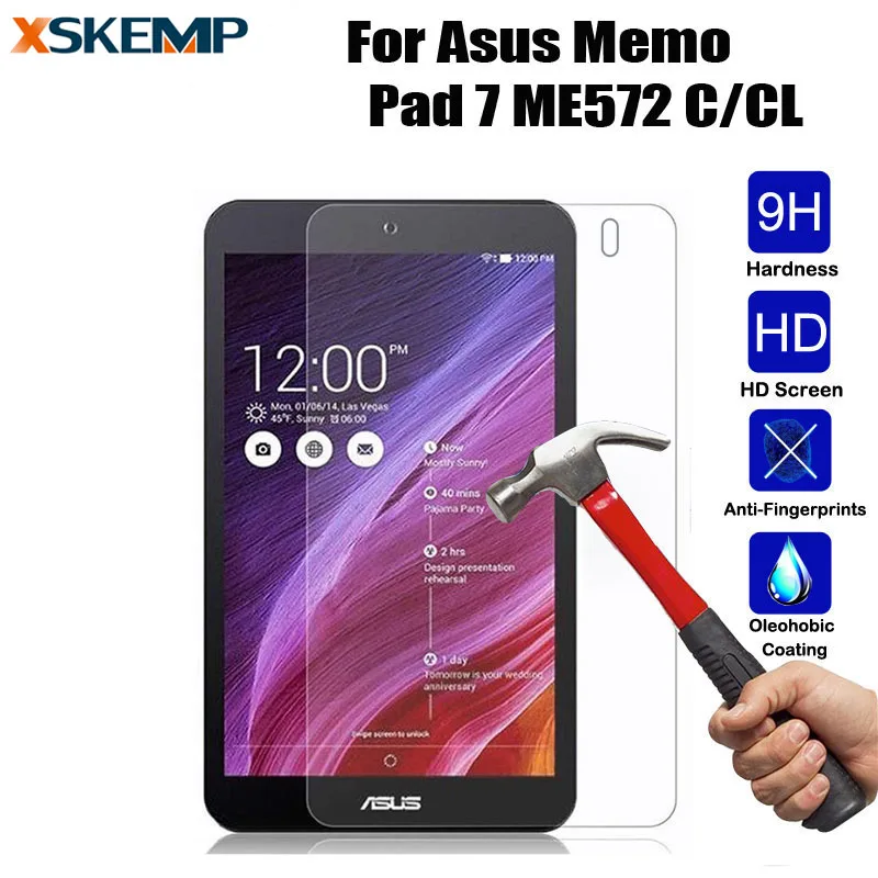 Xskemp 9 H закаленное Премиум HD Стекло для ASUS Блокнот 7 me572 C/cl Планшеты ПК взрыв-